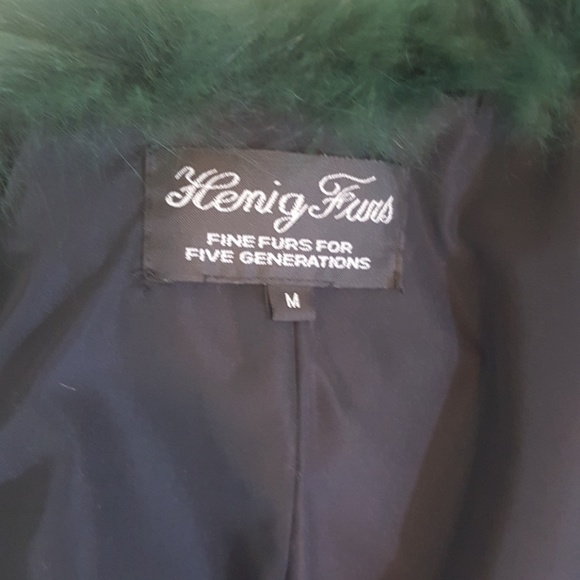 Fox Fur Vest with Leather Trim - Picture 7 of 8